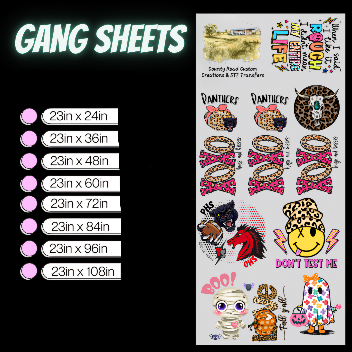 Upload Your PRE BUILT Gang Sheet