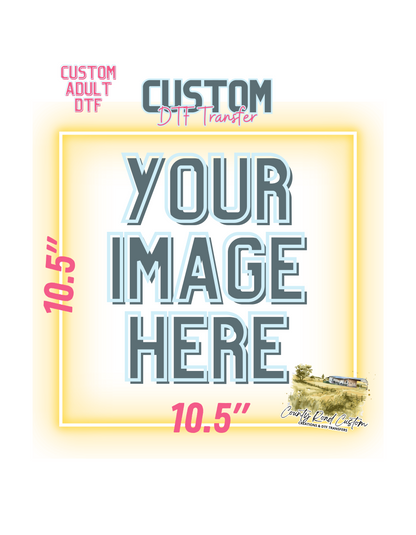 Custom DTF Transfers by Size